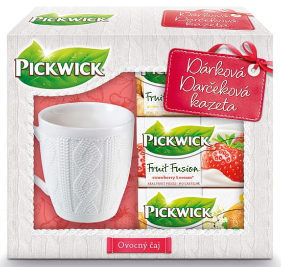 Pickwick Darčekové balenie ovocných čajov s hrnčekom