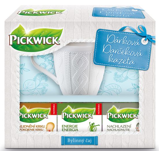 Pickwick Darčekové balenie bylinných čajov s hrnčekom