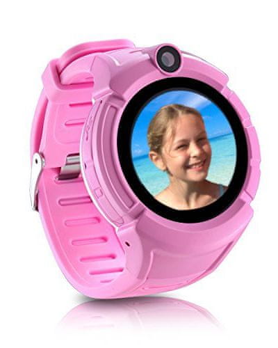 Carneo detské smart hodinky s GPS GUARDKID+ PINK