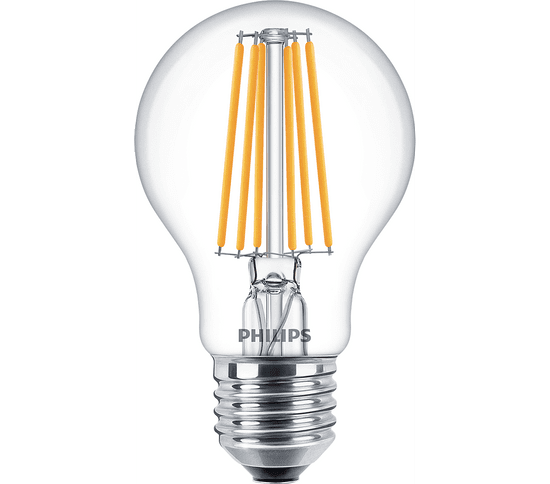 Philips LED žiarovka FILAMENT Classic LEDbulb ND 8-75W A60 E27 827