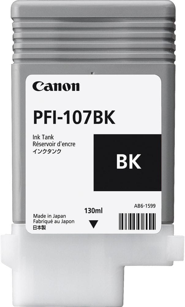 Canon PFI-107BK, čierna (6705B001)