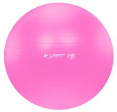 LIFEFIT Gymnastická lopta ANTI-BURST 65 cm ružová