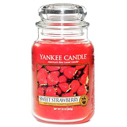 Yankee Candle Classic veľký - Sladké jahody, 623 g