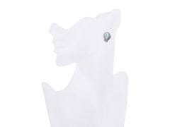 Preciosa Elegantné náušnice Ines Matrix biele 6111 11