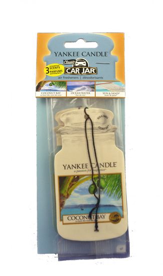 Yankee Candle Papoerová visačka 3 ks - Coconut Bay, Ocean Water, Sun&amp;Sand