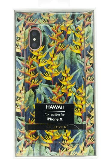 SO SEVEN Hawai Case Tropical Yellow Kryt pre iPhone X/XS SSBKC0020