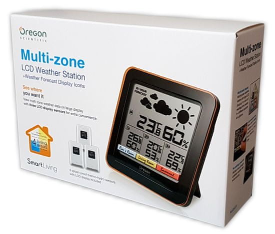 OREGON SCIENTIFIC - Multi-Zone Confort Weather Station RAR502
