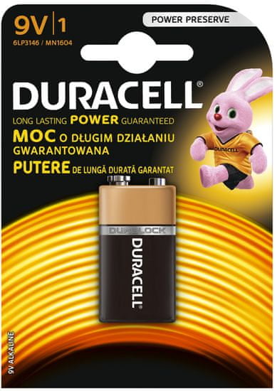 Duracell Basic, 9V, 1ks