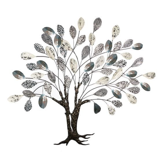Papillon Kovová nástenná dekorácia Strom, 115 cm