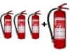 Práškový hasiaci prístroj 6 kg P6Te - 3+1 zdarma