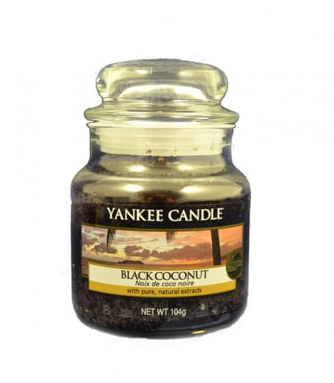 Yankee Candle Classic malý 104 g Čierny kokos