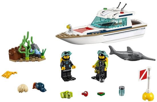 LEGO City Great Vehicles 60221 Potápačská jachta