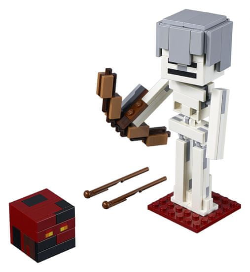LEGO Minecraft 21150 Minecraft veľká figúrka: Kostlivec s pekelným slizom