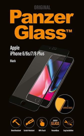PanzerGlass Premium pro Apple iPhone 6/6s/7/8 Plus černé (2615)