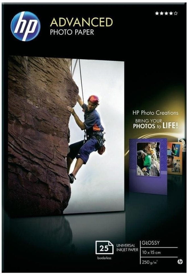 HP Advanced Photo Paper Q8692A Papier photo 10 x 15 cm 250 g/m²