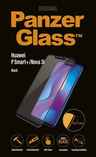 PanzerGlass Edge-to-Edge pre Huawei Nova 3i čierne 5322