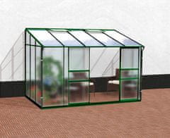 VITAVIA skleník VITAVIA IDA 6500 matné sklo 4 mm + PC 6 mm zelený