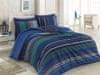 BedTex Obliečky Marley Modré,220×200 + 2× 70×90 cm