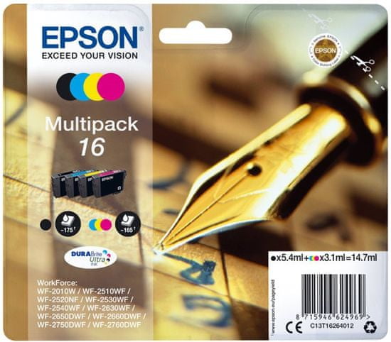 Epson 16, multipack (C13T16264012)