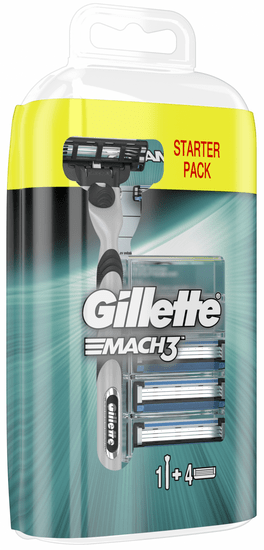 Gillette Mach3 holiaci strojček + 4 hlavice