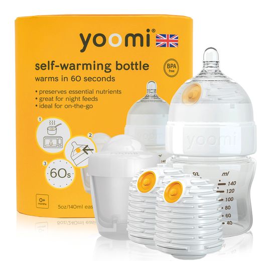Yoomi 5oz Bottle/2 x Warmer/Teat/Pod - Y15B2W1P