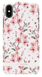 SO SEVEN Fashion Tokyo White Cherry Blossom Flowers Cover pre iPhone X/XS SSBKC0001