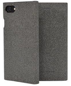 SO SEVEN Premium Gentleman Book Case Fabric Grey pro iPhone 6/6S/7/8 SSFLS0006