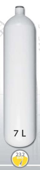 EUROCYLINDER fľaša oceľová 7 L priemer 140 mm 230 Bar