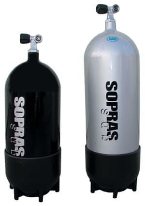 SOPRASSUB Fľaša 15 L 232 bar, priem. 203 mm, vr. botky