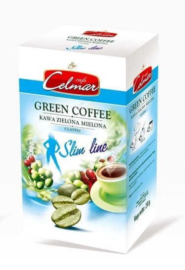 Celmar Mletá zelená káva, 250 g