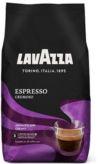 Lavazza Espresso Cremoso 1 kg, zrnková káva