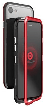 Luphie CASE Luphie Blade Magnet Hard Case Aluminium Black/Red pro iPhone 7/8 2441665