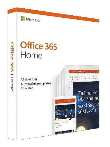 Microsoft Office 365 pre domácnosti SK verzia (6GQ-01048)