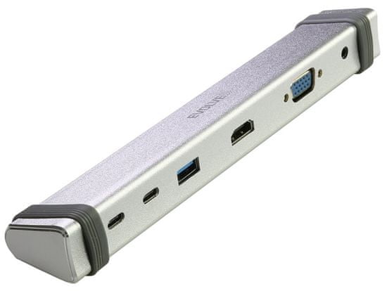 Evolveo USB-C MultiPort 1, 10 GBS, kovový MultiPort1