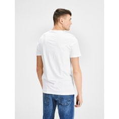 Jack&Jones 2 PACK - pánske tričko JACBASIC Regular Fit 12133913 White (Veľkosť S)