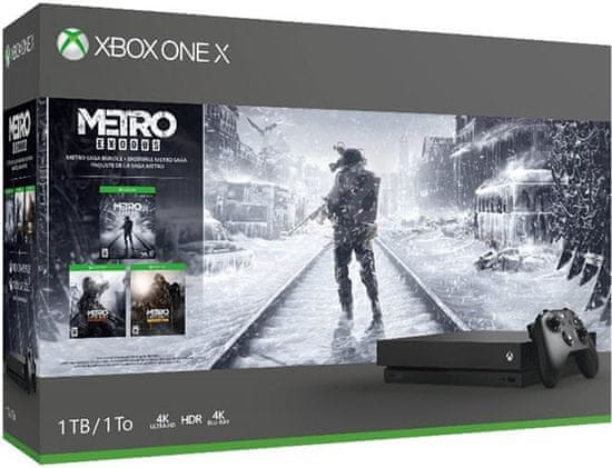 Microsoft Xbox One X 1TB + Metro Trilogy Bundle