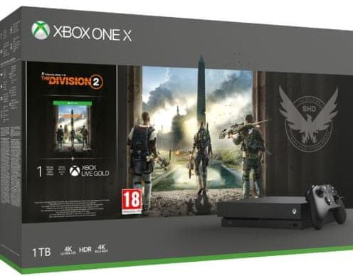 Microsoft Xbox One X 1TB + Tom Clancy’s The Division 2