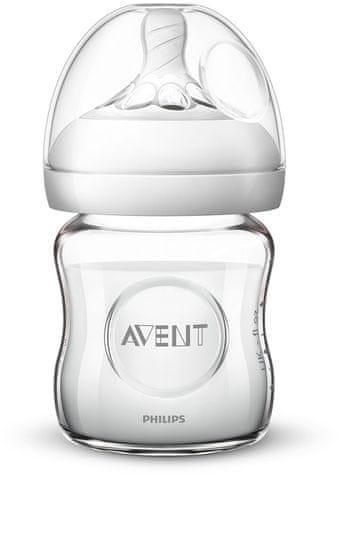Philips Avent Fľaša Natural sklenená 120 ml