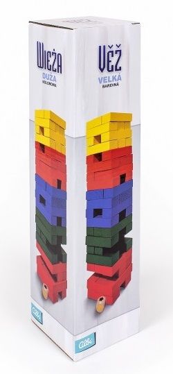 Albi Veža farebná veľká s kockou