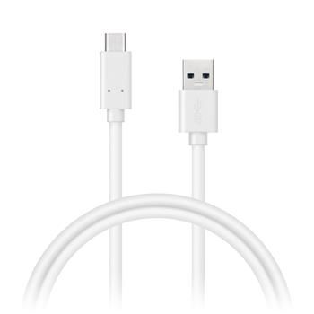 Connect IT Wirez USB-C - USB-A 3.1 Gen 1, biela, 2 m CI-1179