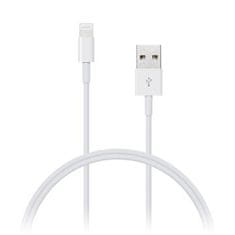 Wirez Apple Lightning - USB, biely, 1 m CI-159