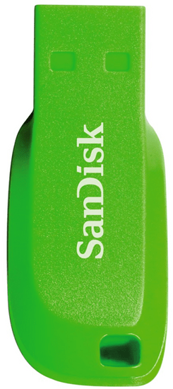 SanDisk FlashPen-Cruzer™ Blade 16 GB, zelená (SDCZ50C-016G-B35GE)