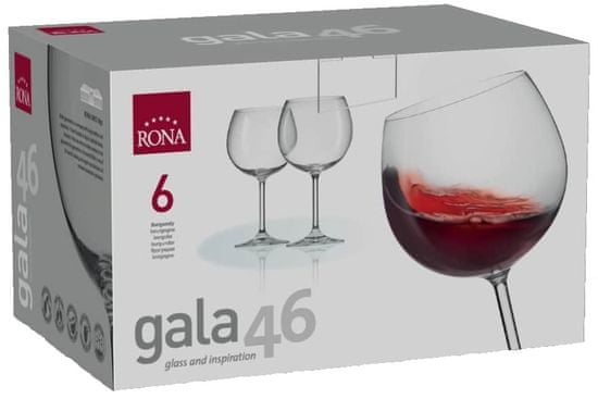 Rona Select Pohár GALA červené víno 460 ml 6ks