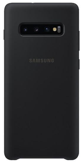 SAMSUNG Silicone Cover Galaxy S10 plus, čierny EF-PG975TBEGWW