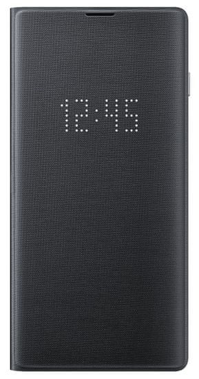 SAMSUNG Flipové puzdro LED View Cover Galaxy S10 čierne, EF-NG973PBEGWW