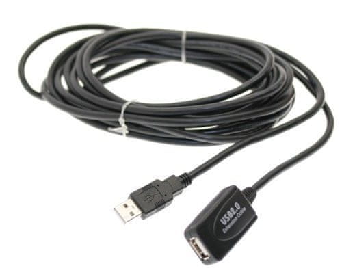 PremiumCord USB 2.0 repeater a predlžovací kábel A/MA/F 5m