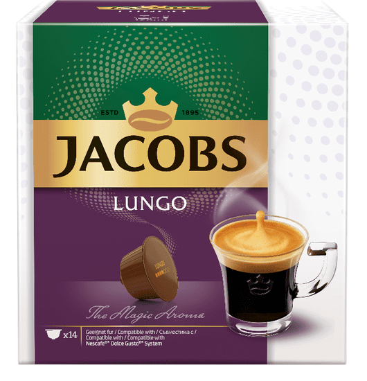 Jacobs Kapsle 14 ks Lungo