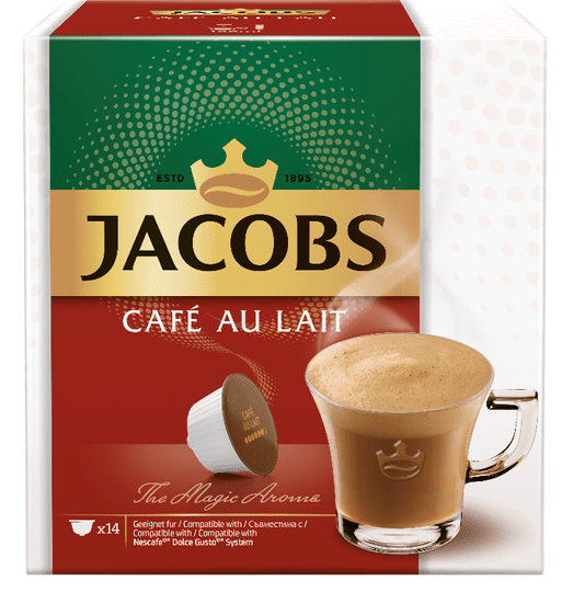 Jacobs Kapsle 14 ks Café Au Lait