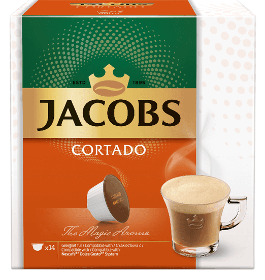 Jacobs Kapsle 14 ks Cortado