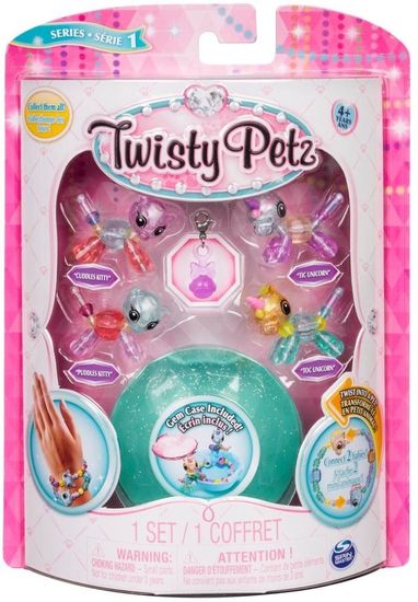 Spin Master Twisty Petz 4 náramky zvířecích miminek - Kitty a Unicorn